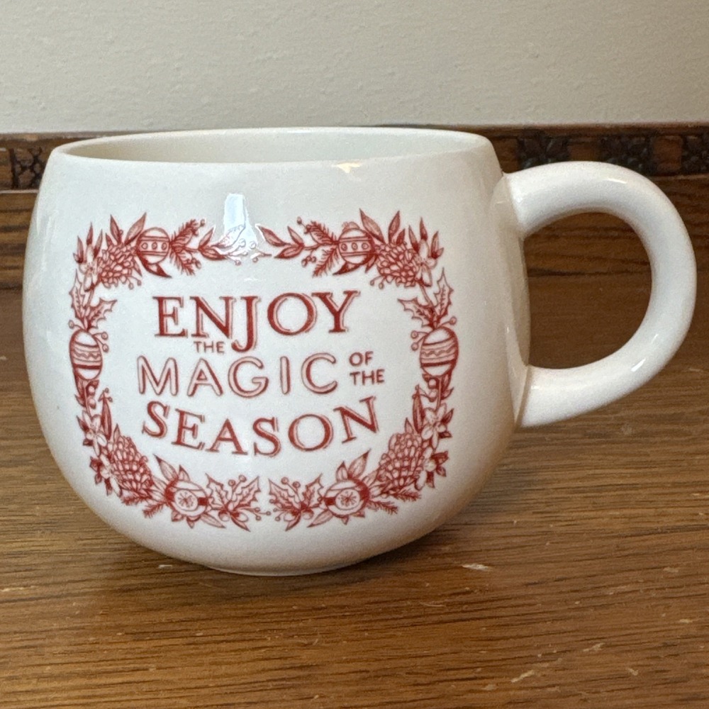 Lori Siebert "Enjoy the Magic of the Season" Holiday Mug 3.75" Christmas Cup